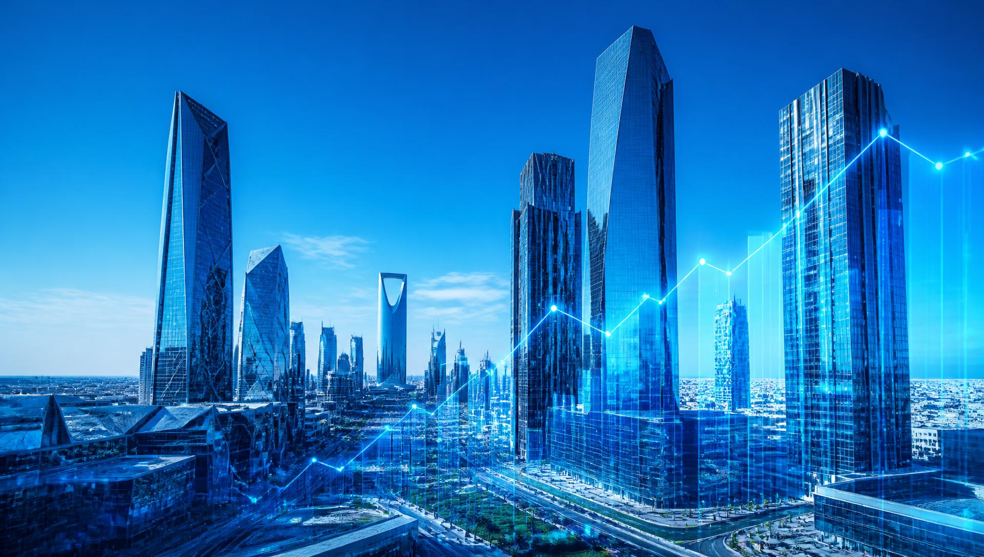 أفق مدينة الرياض المالي مع مؤشرات التداول